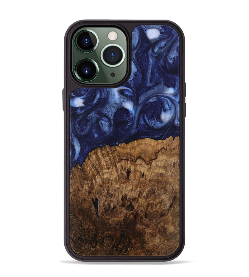 iPhone 13 Pro Max Wood Phone Case - Gretel (Blue, 741973)