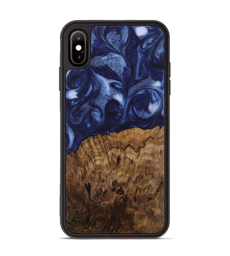 iPhone Xs Max Wood Phone Case - Gretel (Blue, 741973)