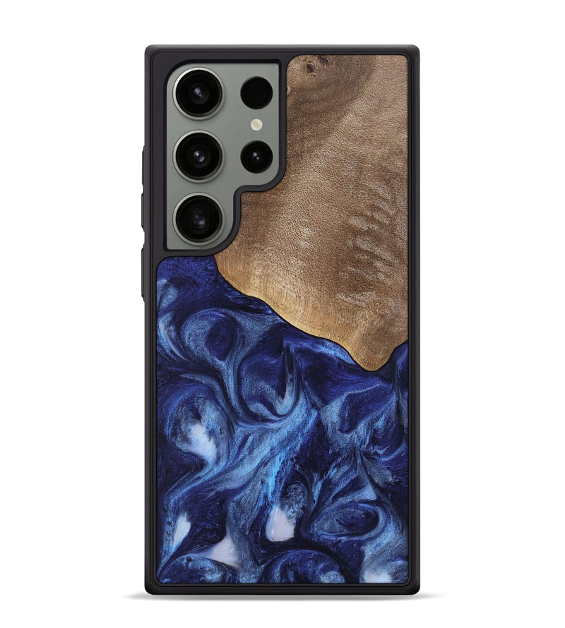 Galaxy S24 Ultra Wood Phone Case - Kouji (Blue, 741974)