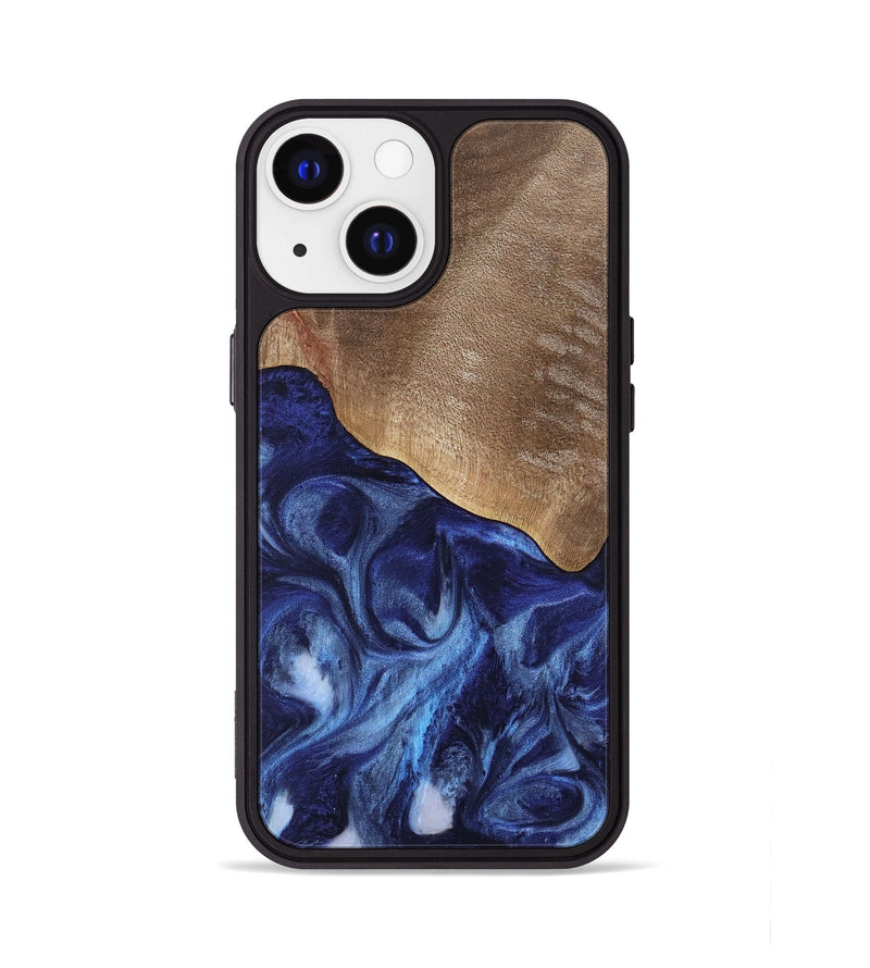 iPhone 13 Wood Phone Case - Kouji (Blue, 741974)