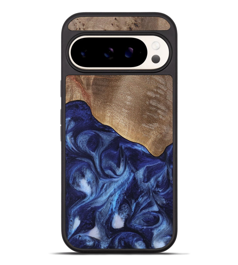 Pixel 9 Pro XL Wood Phone Case - Kouji (Blue, 741974)