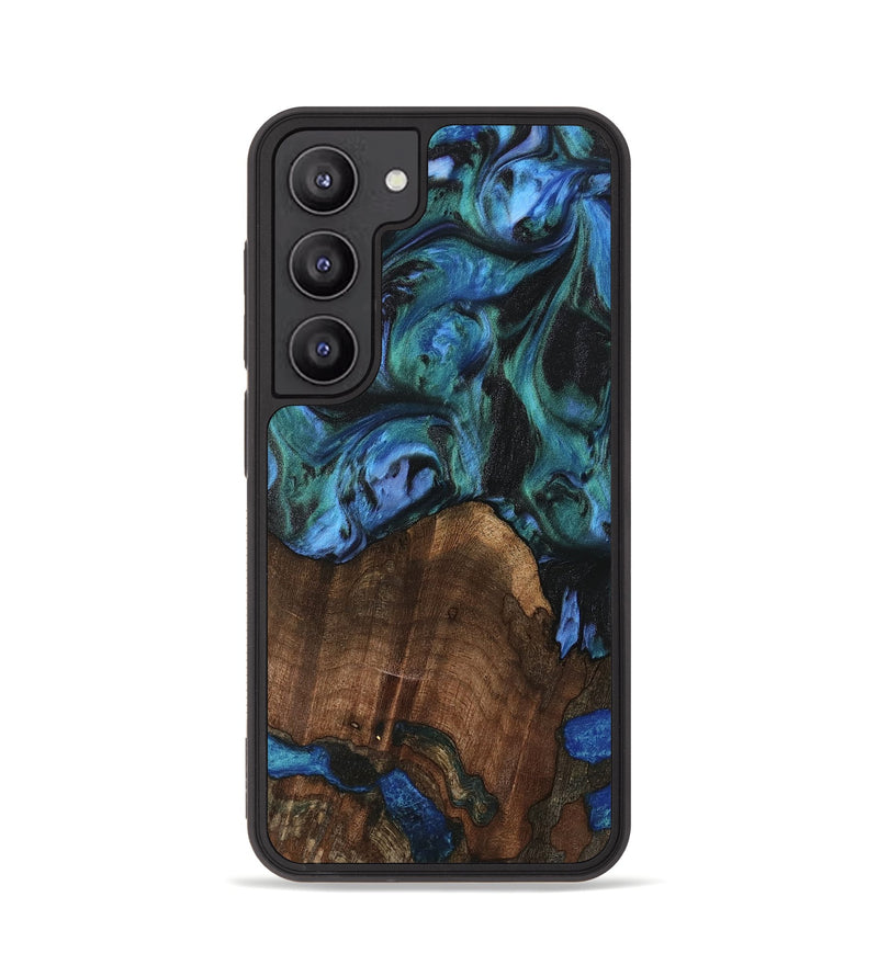 Galaxy S23 Wood Phone Case - Brynn (Blue, 741975)