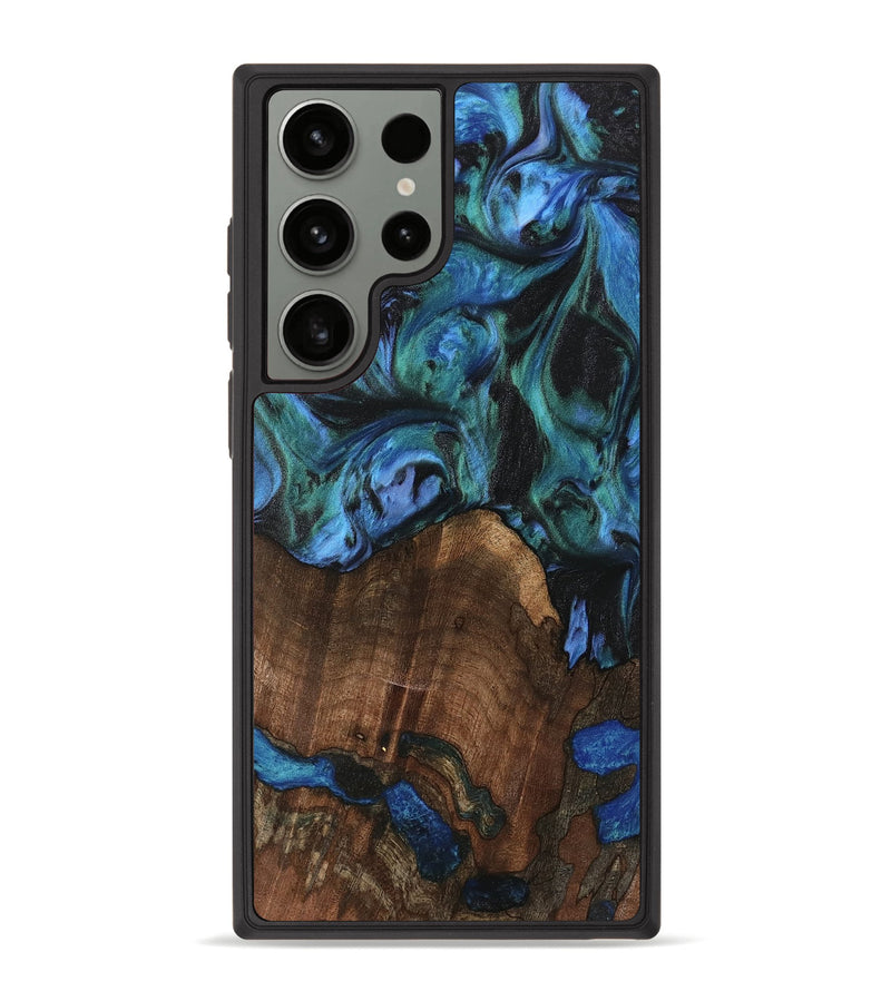 Galaxy S23 Ultra Wood Phone Case - Brynn (Blue, 741975)