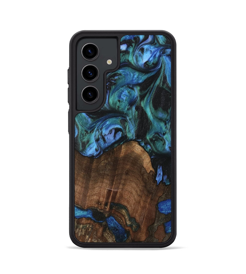 Galaxy S24 Wood Phone Case - Brynn (Blue, 741975)