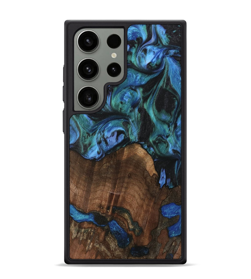 Galaxy S24 Ultra Wood Phone Case - Brynn (Blue, 741975)