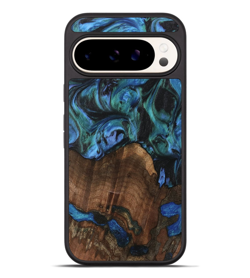 Pixel 9 Pro XL Wood Phone Case - Brynn (Blue, 741975)