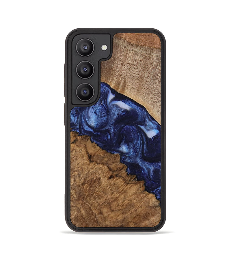 Galaxy S23 Wood Phone Case - Thea (Blue, 741977)