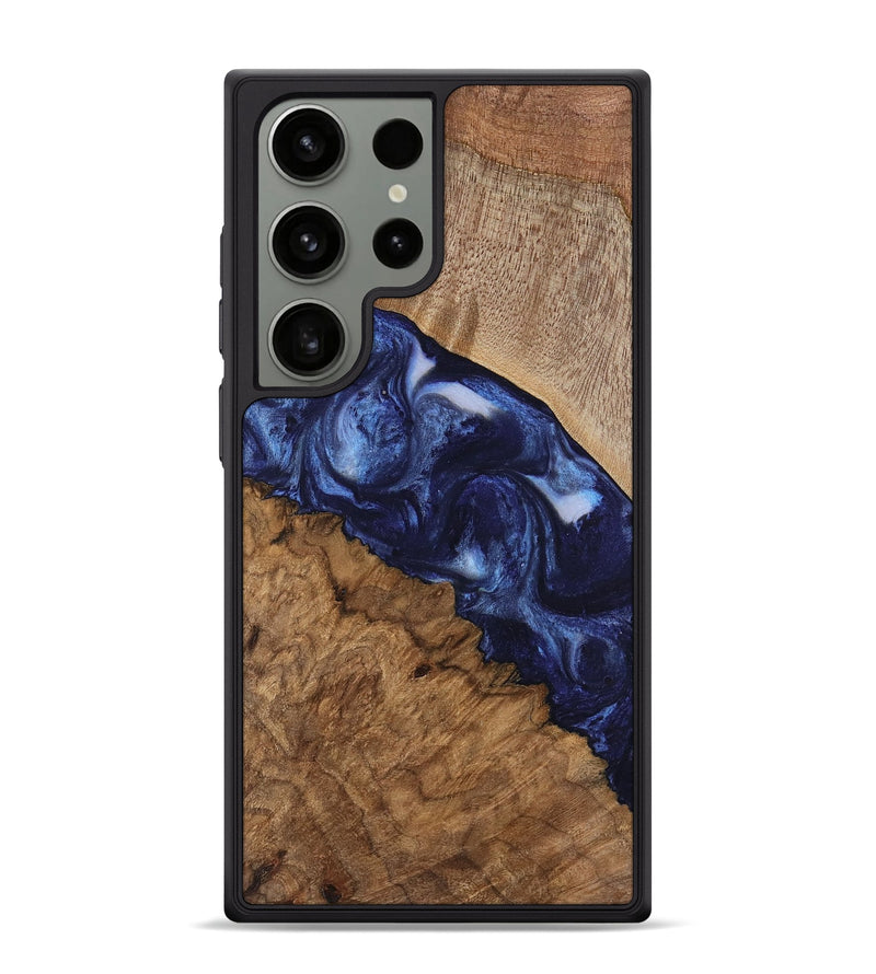 Galaxy S24 Ultra Wood Phone Case - Thea (Blue, 741977)