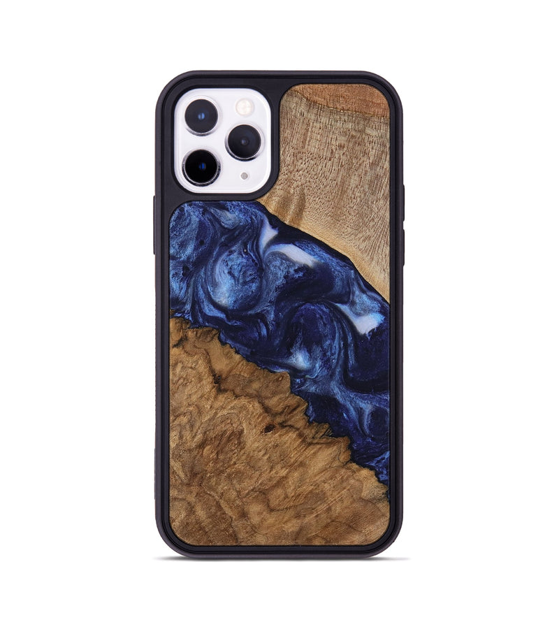 iPhone 11 Pro Wood Phone Case - Thea (Blue, 741977)