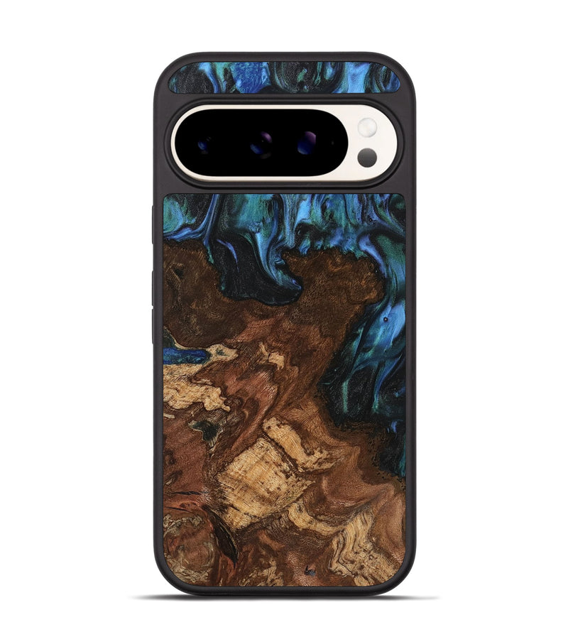 Pixel 9 Pro Wood Phone Case - Paulien (Blue, 741978)