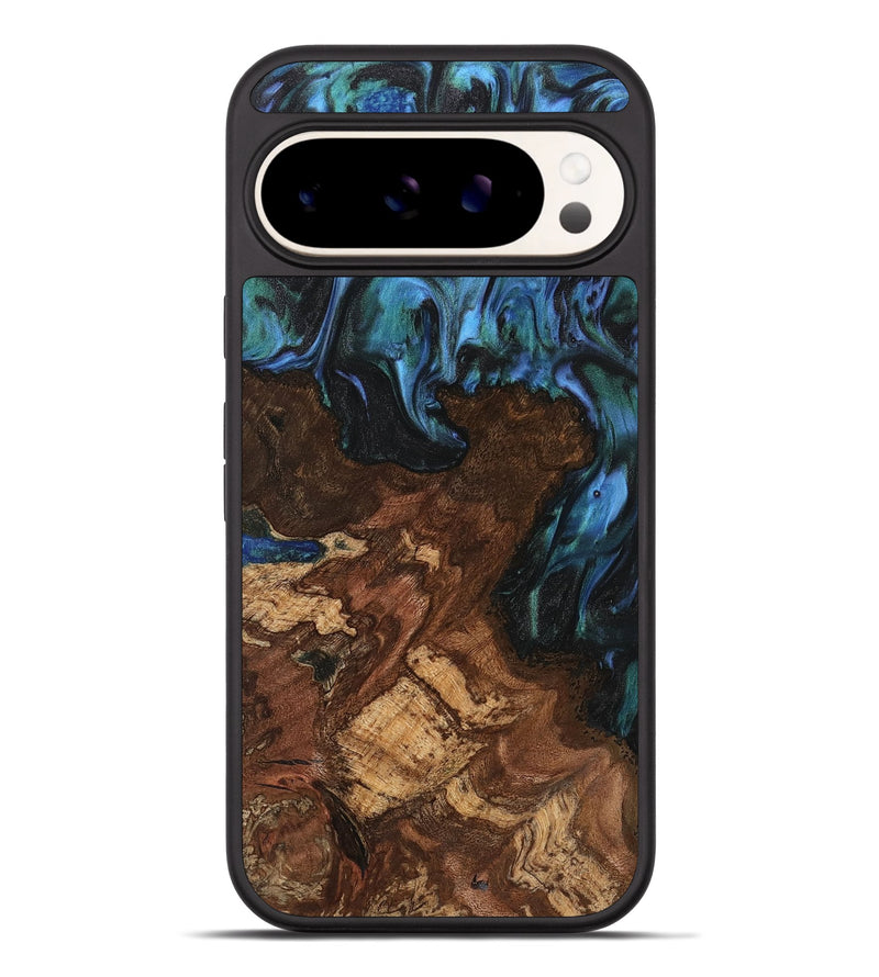 Pixel 9 Pro XL Wood Phone Case - Paulien (Blue, 741978)