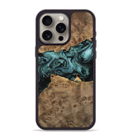 iPhone 15 Pro Max Wood Phone Case - Kyrstin (Green, 741979)