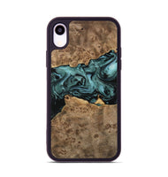 iPhone Xr Wood Phone Case - Kyrstin (Green, 741979)