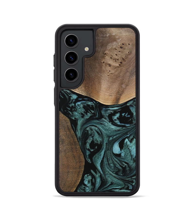 Galaxy S24 Wood Phone Case - Elba (Green, 741980)