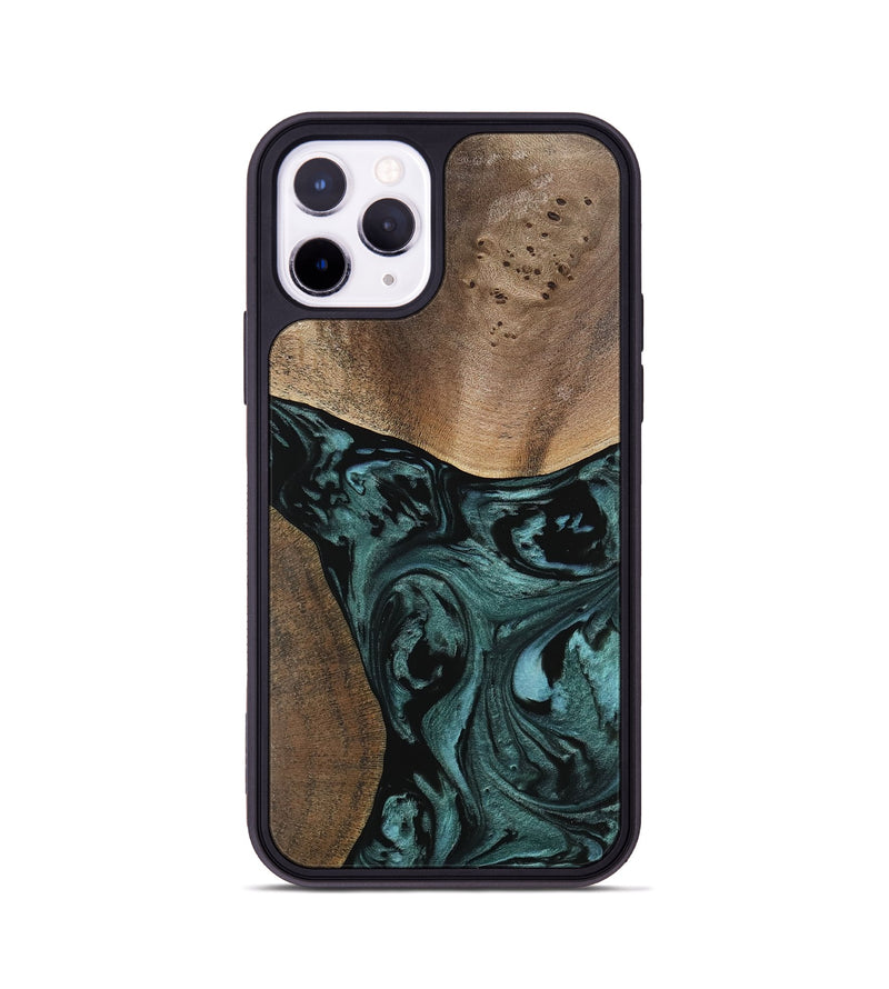 iPhone 11 Pro Wood Phone Case - Elba (Green, 741980)