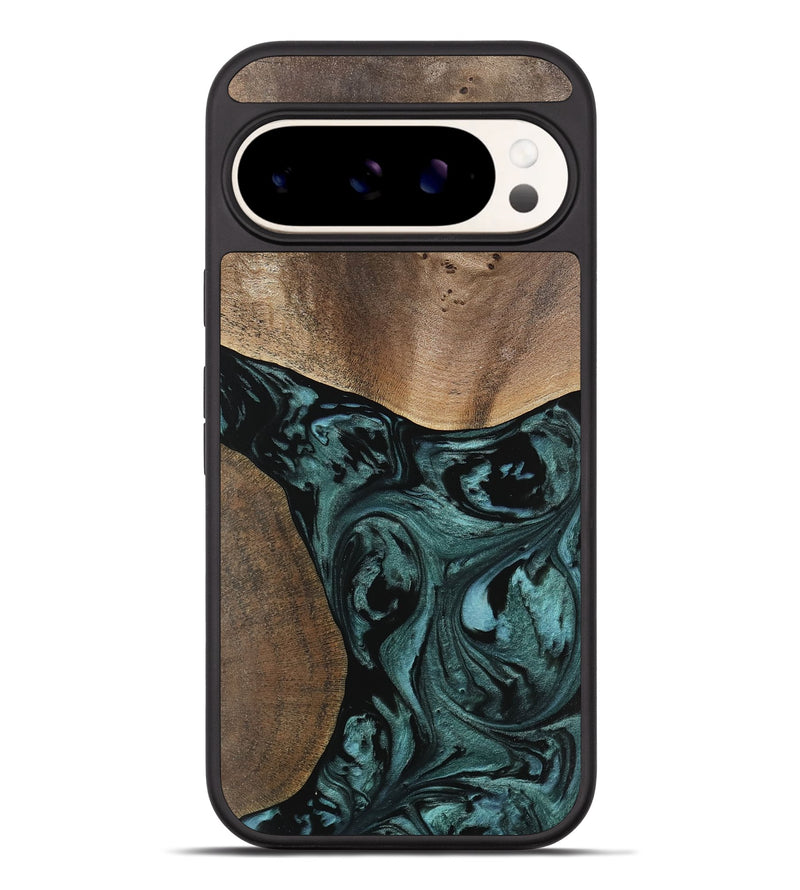 Pixel 9 Pro XL Wood Phone Case - Elba (Green, 741980)