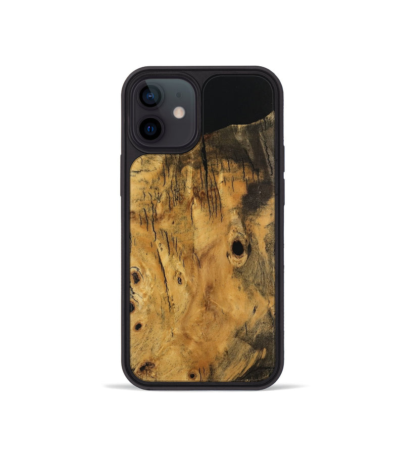 iPhone 12 mini Wood Phone Case - Kirt (Wood Burl, 741981)