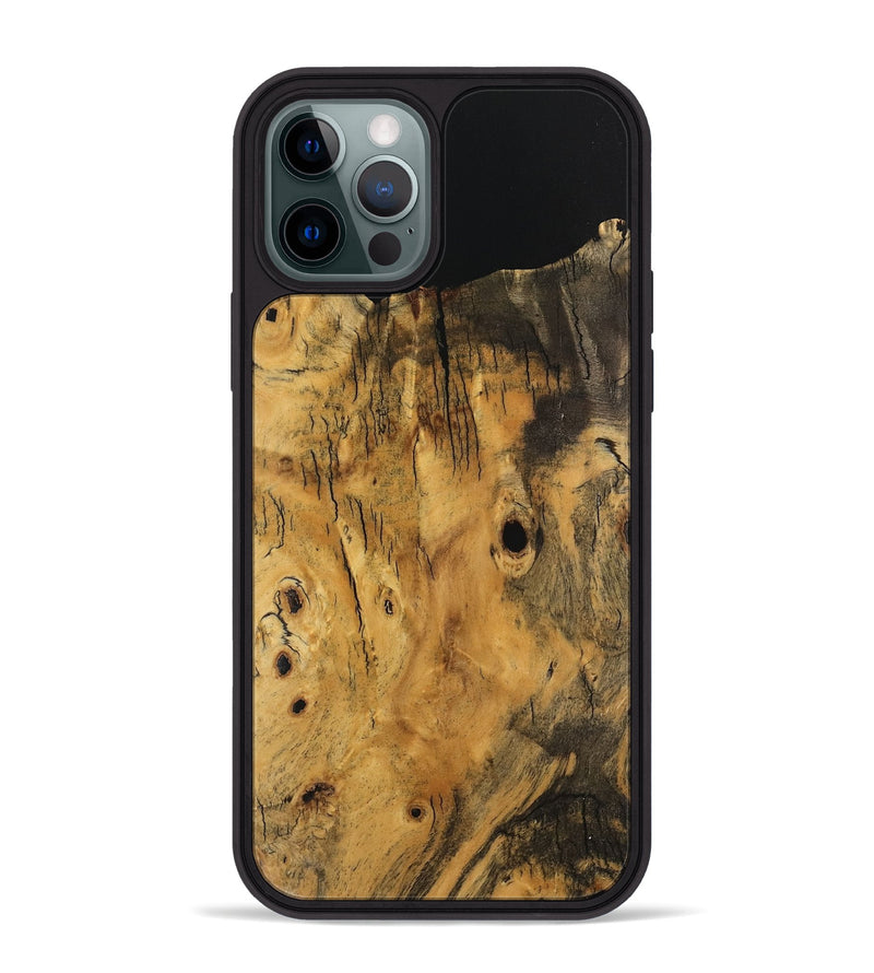 iPhone 12 Pro Max Wood Phone Case - Kirt (Wood Burl, 741981)