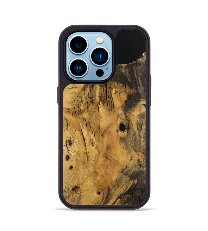 iPhone 14 Pro Wood Phone Case - Kirt (Wood Burl, 741981)