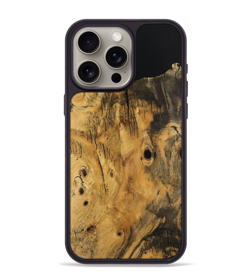 iPhone 15 Pro Max Wood Phone Case - Kirt (Wood Burl, 741981)