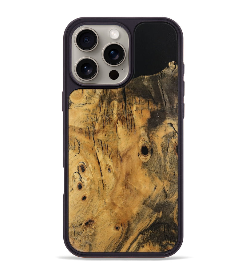 iPhone 16 Pro Max Wood Phone Case - Kirt (Wood Burl, 741981)