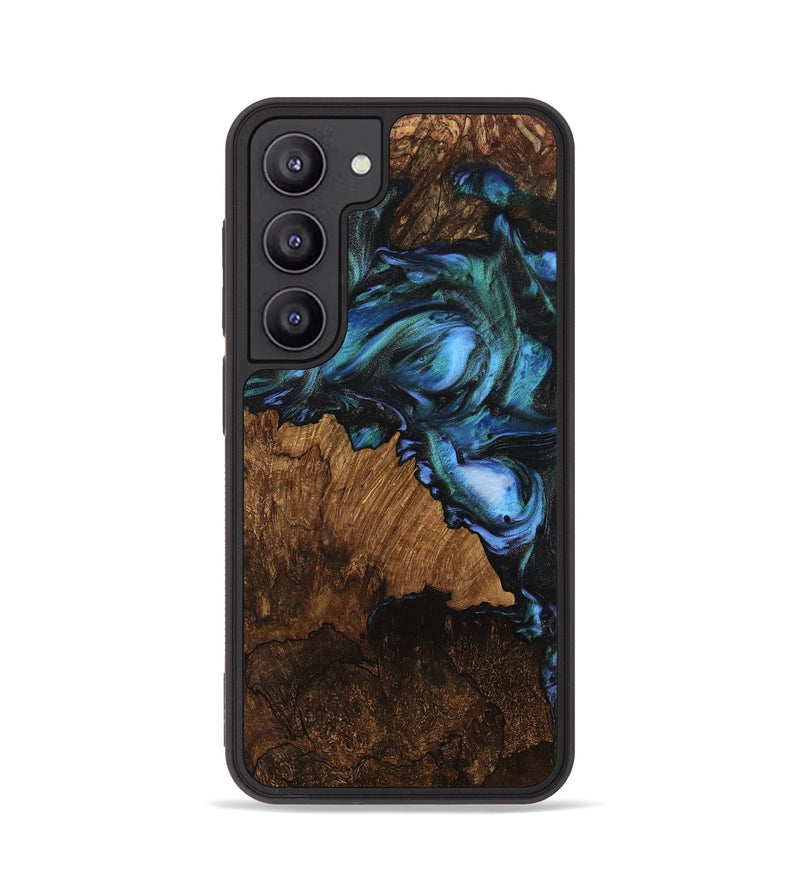 Galaxy S23 Wood Phone Case - Otto (Blue, 741982)