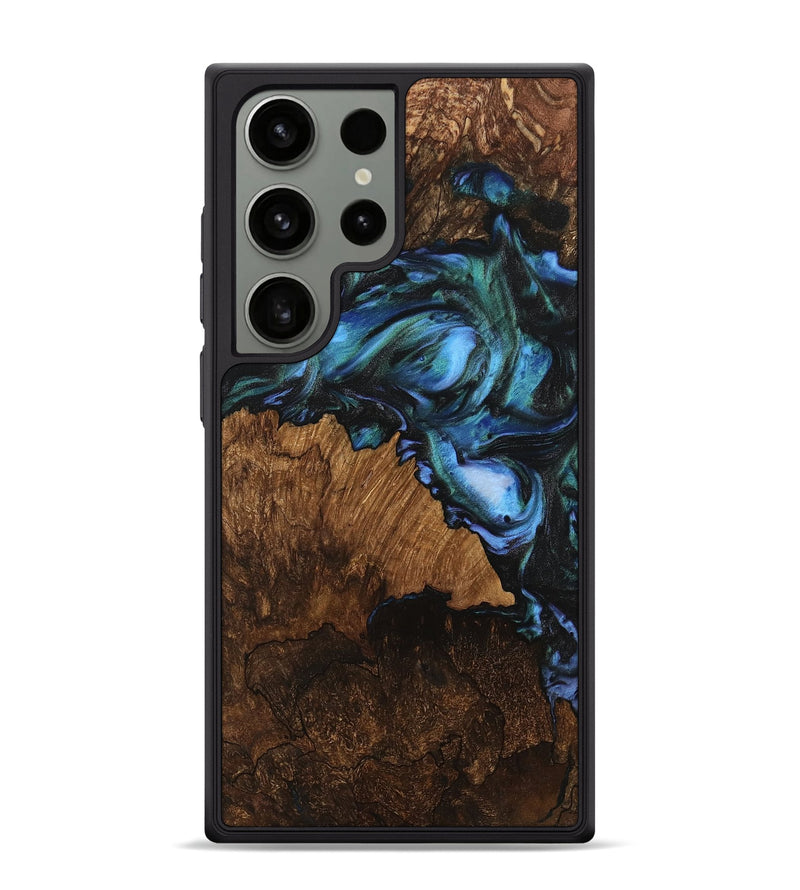 Galaxy S24 Ultra Wood Phone Case - Otto (Blue, 741982)