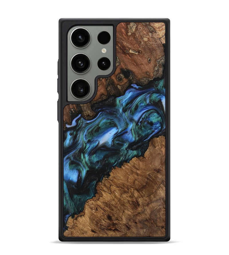 Galaxy S24 Ultra Wood Phone Case - Kaitlyn (Blue, 741983)