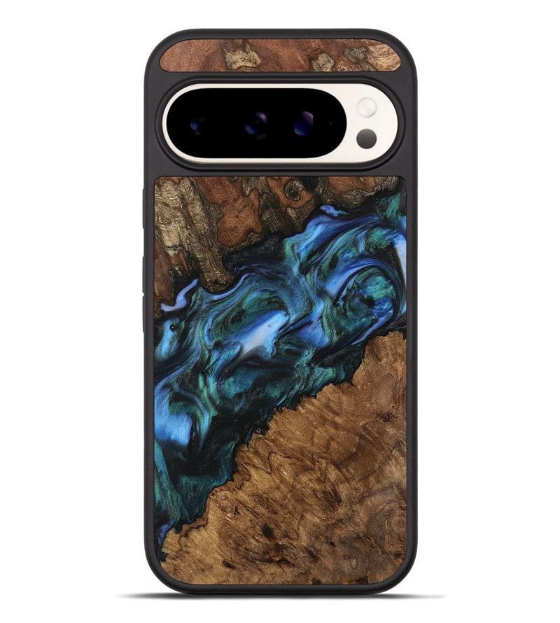 Pixel 9 Pro XL Wood Phone Case - Kaitlyn (Blue, 741983)