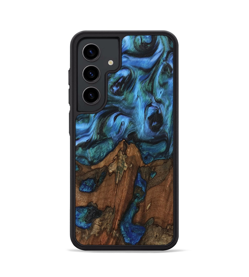 Galaxy S24 Wood Phone Case - Christy (Blue, 741984)