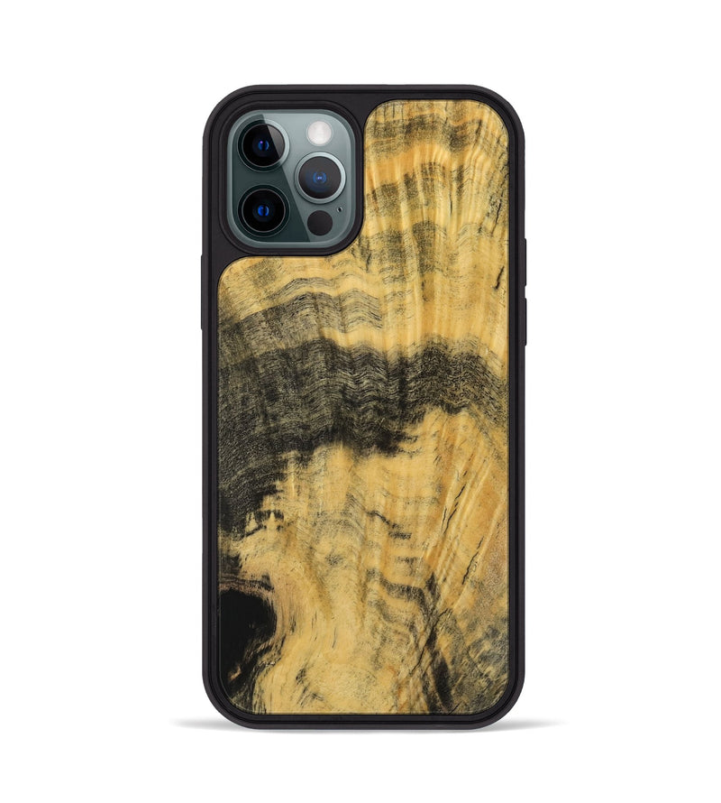 iPhone 12 Pro Wood Phone Case - Imojean (Wood Burl, 741986)