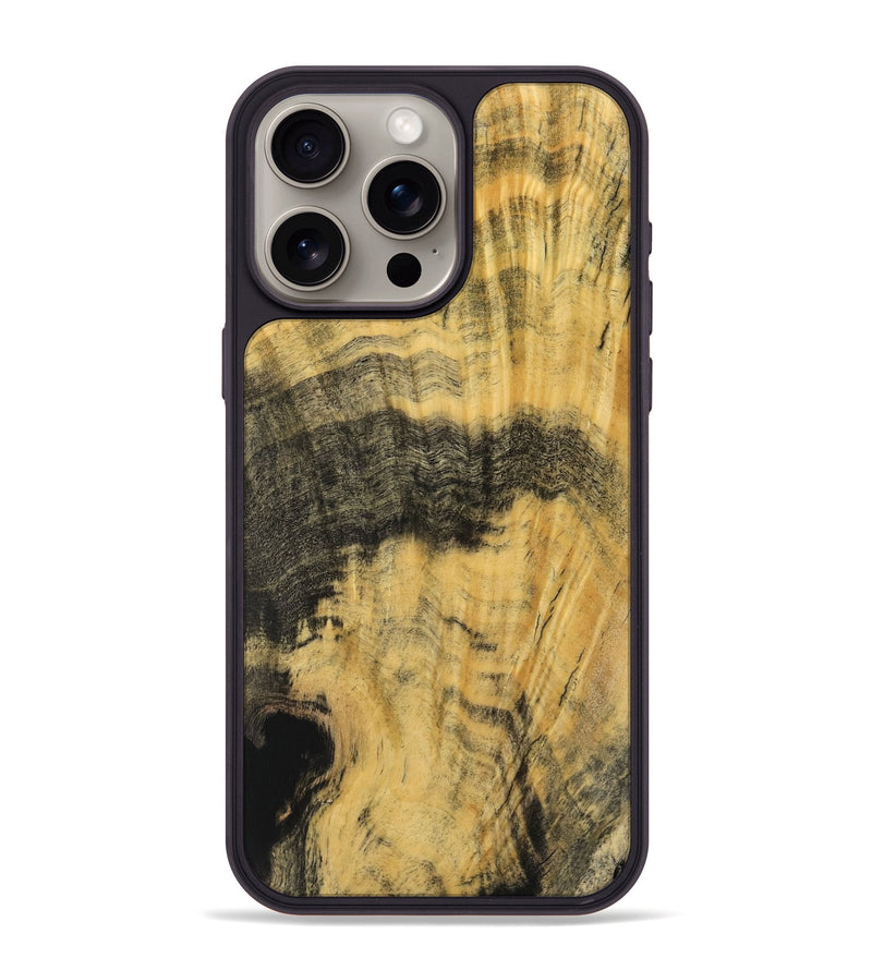 iPhone 15 Pro Max Wood Phone Case - Imojean (Wood Burl, 741986)