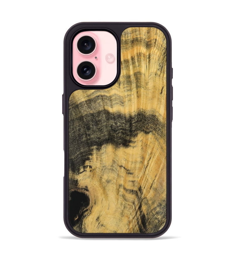 iPhone 16 Wood Phone Case - Imojean (Wood Burl, 741986)