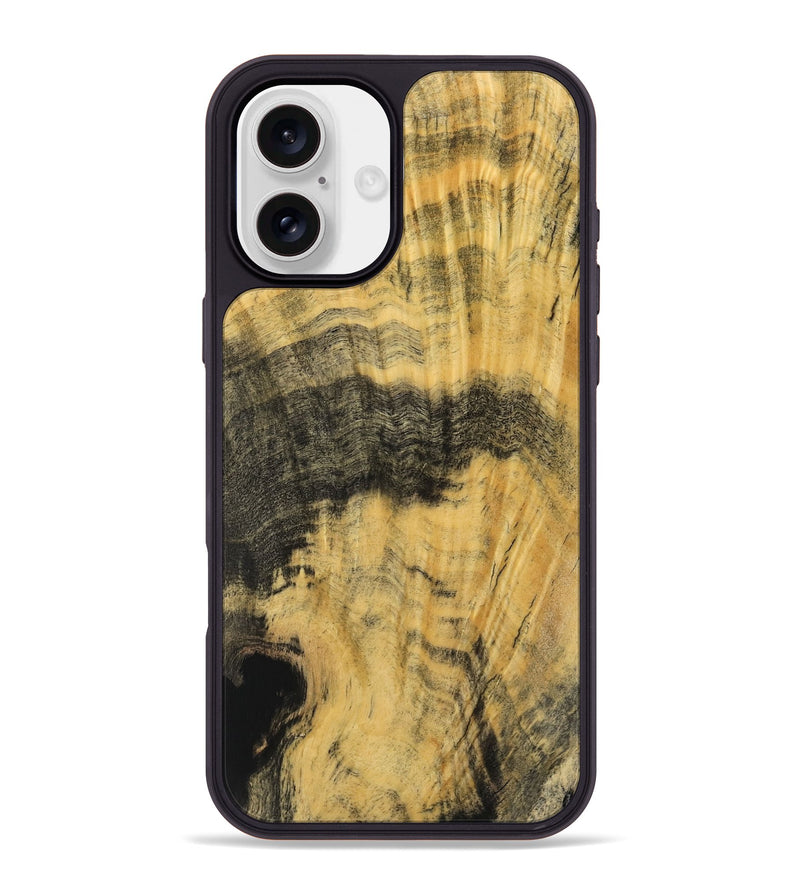 iPhone 16 Plus Wood Phone Case - Imojean (Wood Burl, 741986)