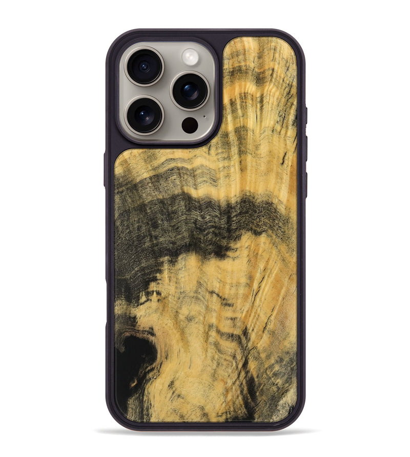 iPhone 16 Pro Max Wood Phone Case - Imojean (Wood Burl, 741986)