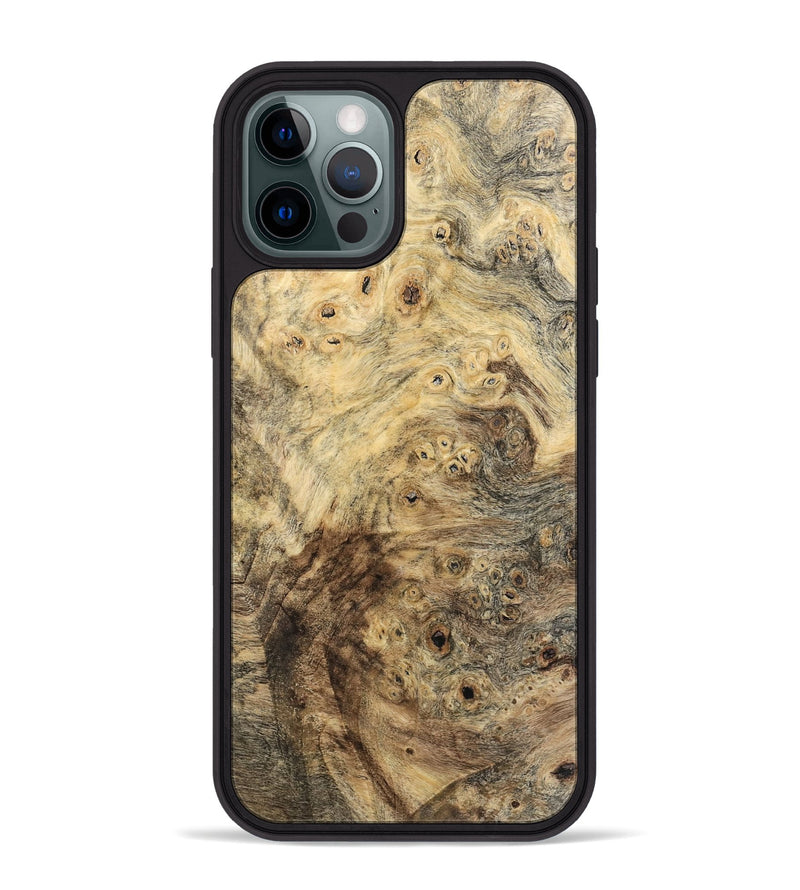 iPhone 12 Pro Max Wood Phone Case - Mansum (Wood Burl, 741987)