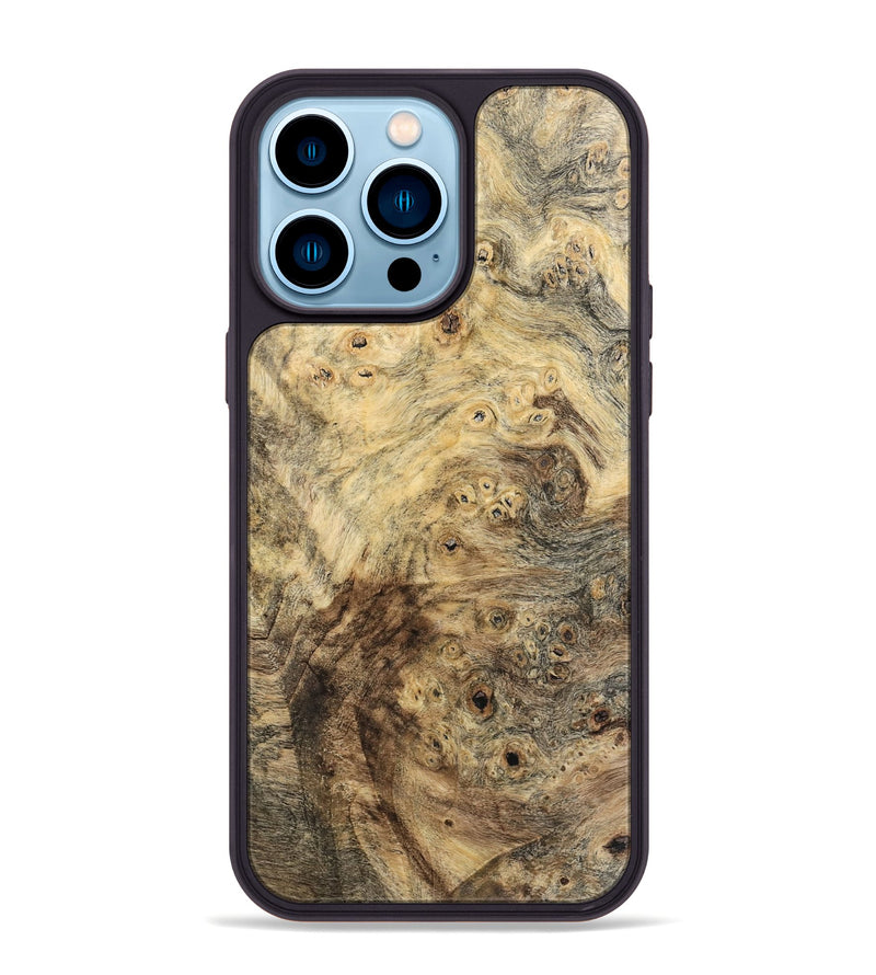 iPhone 14 Pro Max Wood Phone Case - Mansum (Wood Burl, 741987)