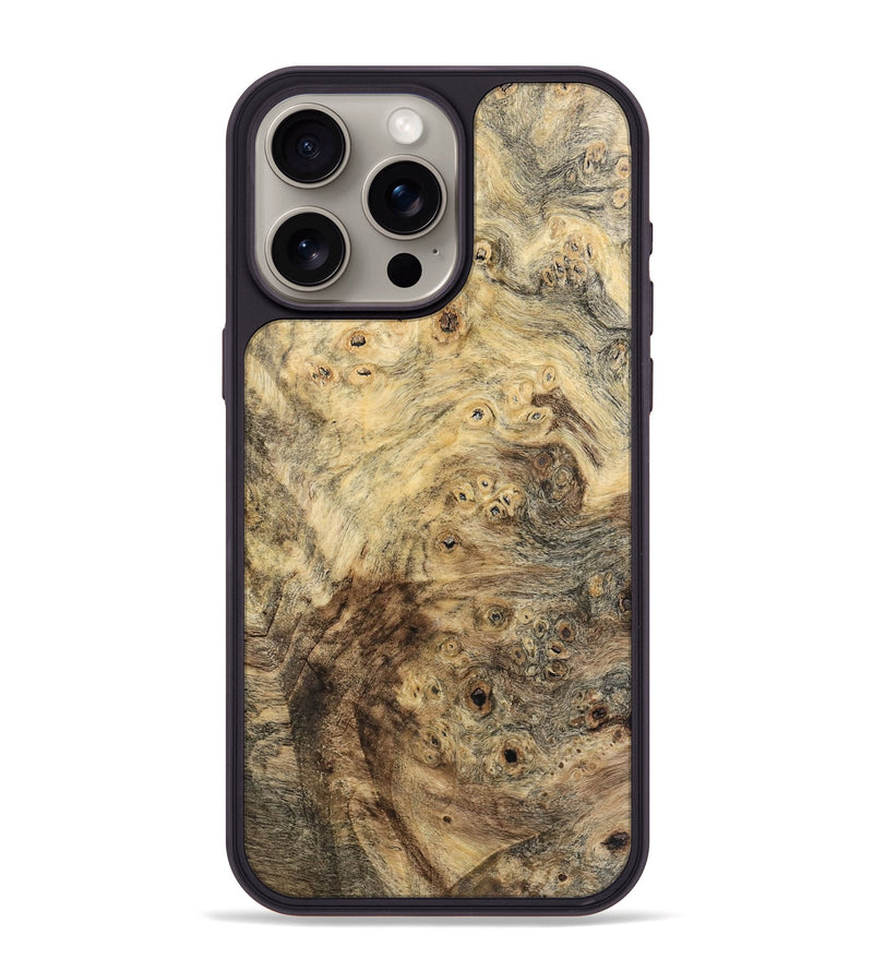 iPhone 15 Pro Max Wood Phone Case - Mansum (Wood Burl, 741987)