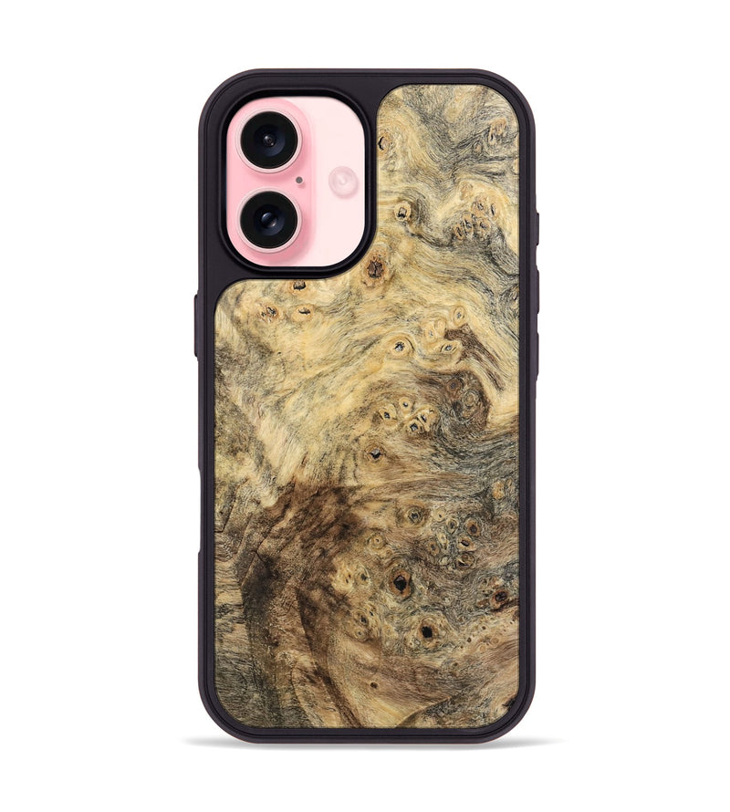 iPhone 16 Wood Phone Case - Mansum (Wood Burl, 741987)