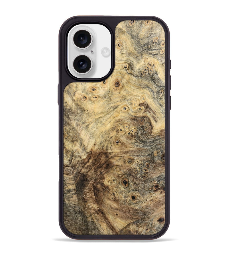 iPhone 16 Plus Wood Phone Case - Mansum (Wood Burl, 741987)