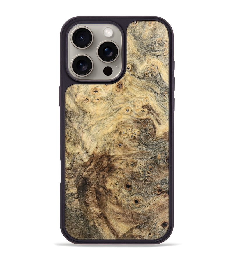 iPhone 16 Pro Max Wood Phone Case - Mansum (Wood Burl, 741987)