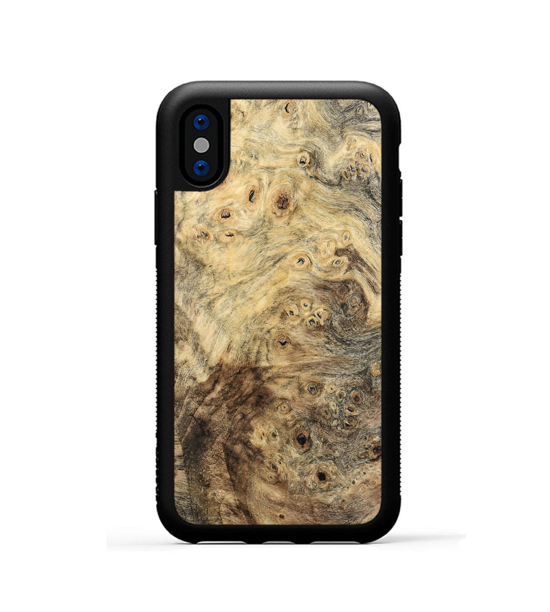 iPhone Xs Wood Phone Case - Mansum (Wood Burl, 741987)