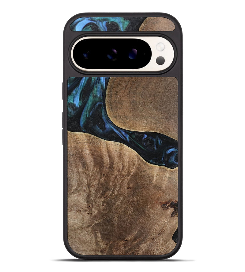 Pixel 9 Pro XL Wood Phone Case - Aron (Blue, 741988)