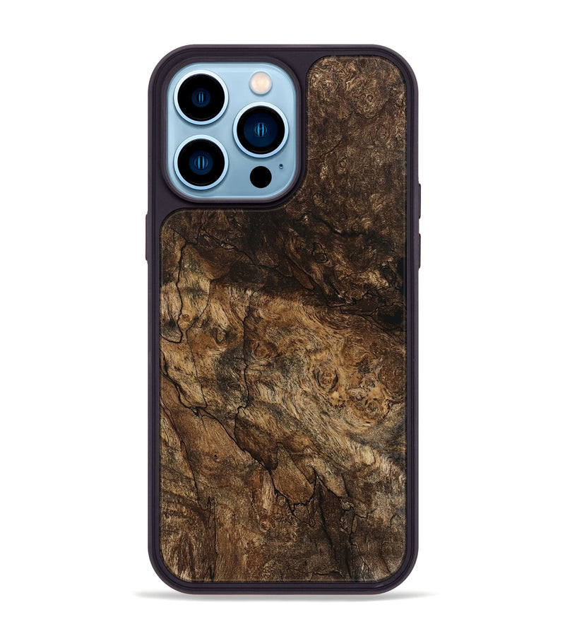 iPhone 14 Pro Max Wood Phone Case - Amari (Wood Burl, 741989)