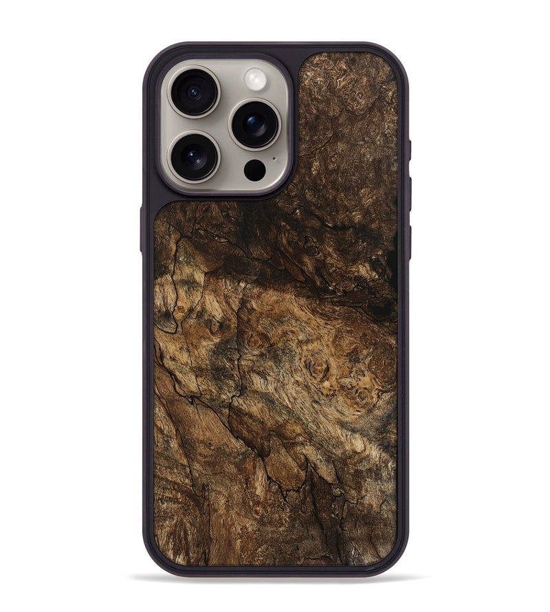 iPhone 15 Pro Max Wood Phone Case - Amari (Wood Burl, 741989)