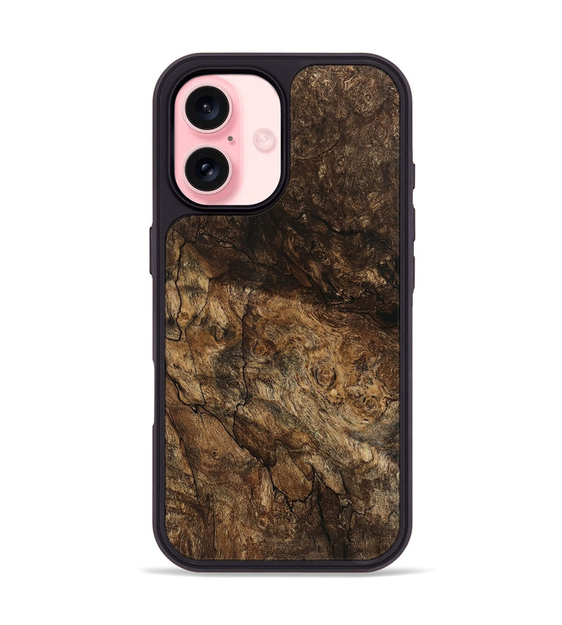 iPhone 16 Wood Phone Case - Amari (Wood Burl, 741989)