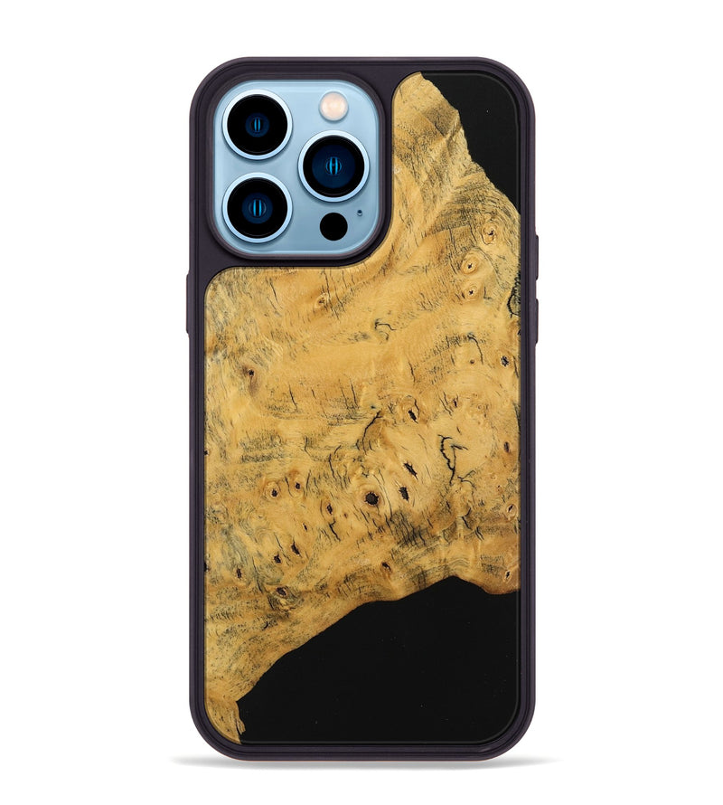 iPhone 14 Pro Max Wood Phone Case - Ania (Wood Burl, 741990)