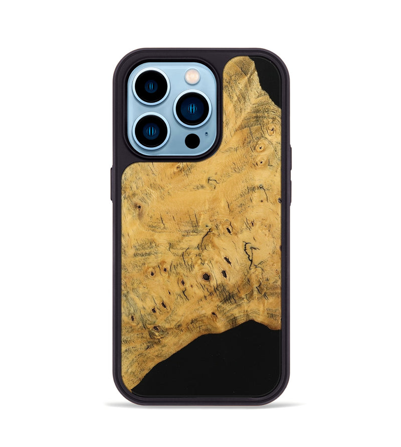 iPhone 14 Pro Wood Phone Case - Ania (Wood Burl, 741990)