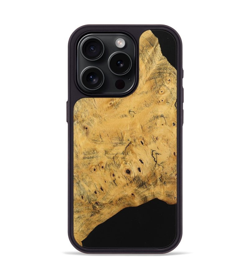 iPhone 15 Pro Wood Phone Case - Ania (Wood Burl, 741990)