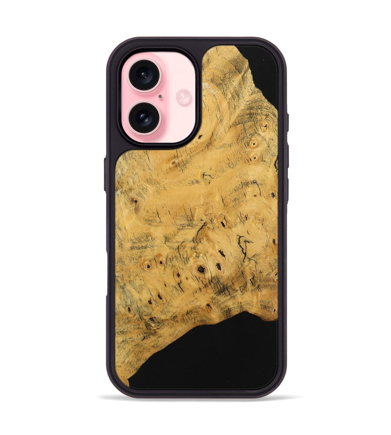 iPhone 16 Wood Phone Case - Ania (Wood Burl, 741990)